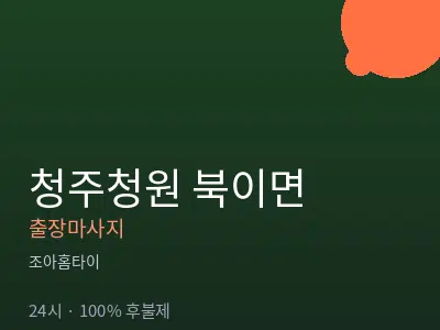 충북 청주시청원구 북이면출장마사지