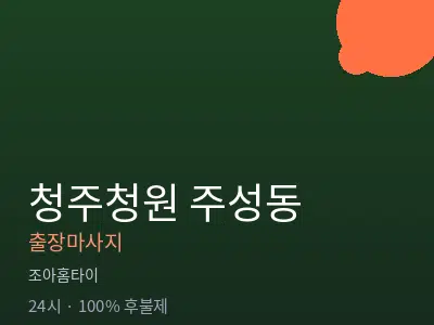 충북 청주시청원구 주성동출장마사지