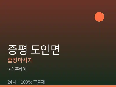 충북 증평군 도안면출장마사지