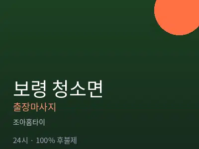 충남 보령시 청소면출장마사지