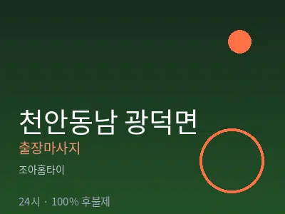 충남 천안시동남구 광덕면출장마사지