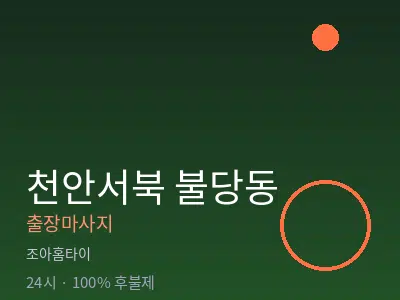 충남 천안시서북구 불당동출장마사지