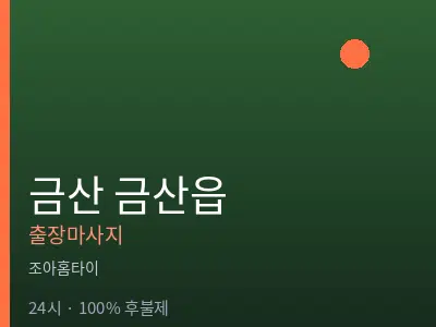 충남 금산군 금산읍출장마사지
