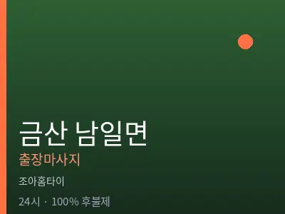 충남 금산군 남일면출장마사지