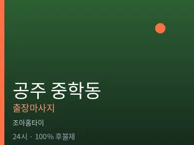 충남 공주시 중학동출장마사지