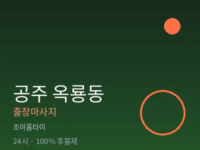 충남 공주시 옥룡동출장마사지