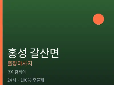 충남 홍성군 갈산면출장마사지