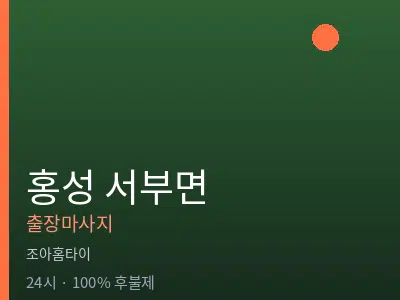 충남 홍성군 서부면출장마사지