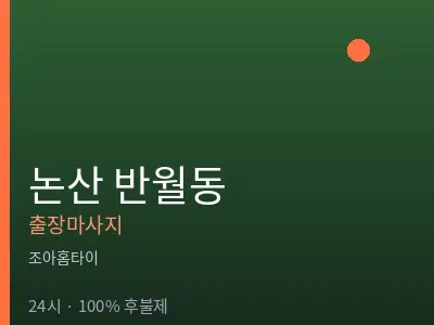 충남 논산시 반월동출장마사지