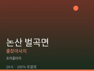 충남 논산시 벌곡면출장마사지