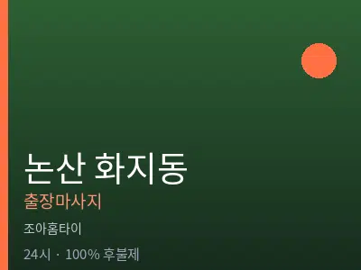 충남 논산시 화지동출장마사지