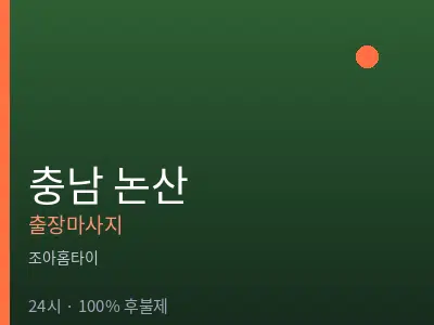 충남 논산출장마사지