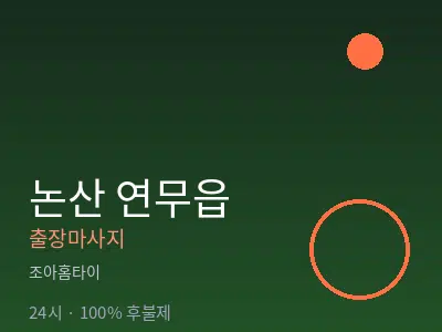 충남 논산시 연무읍출장마사지