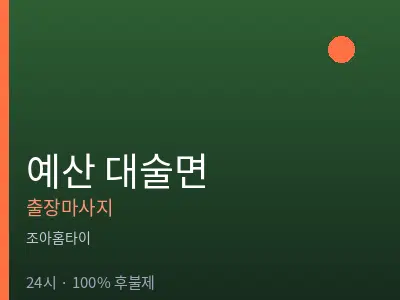 충남 예산군 대술면출장마사지