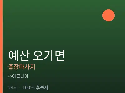 충남 예산군 오가면출장마사지