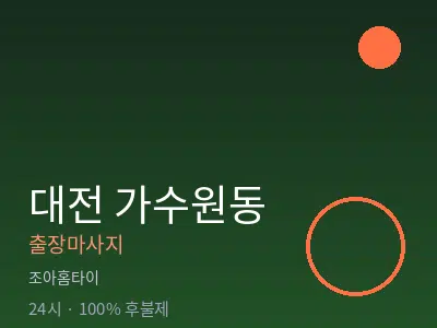 대전 가수원동출장마사지
