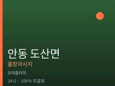 경북 안동시 도산면출장마사지