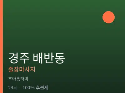 경북 경주시 배반동출장마사지