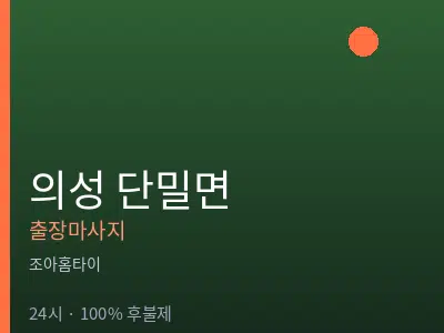 경북 의성군 단밀면출장마사지