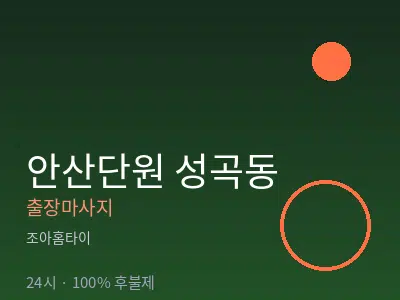 경기 안산시단원구 성곡동출장마사지