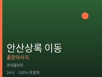 경기 안산시상록구 이동출장마사지