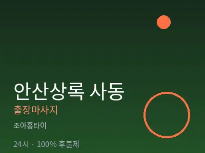 경기 안산시상록구 사동출장마사지