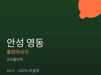경기 안성시 영동출장마사지