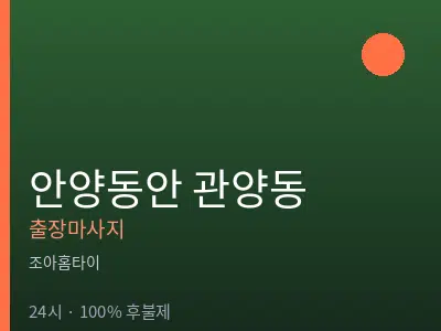경기 안양시동안구 관양동출장마사지