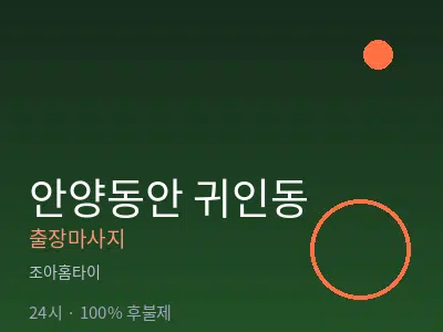 경기 안양시동안구 귀인동출장마사지