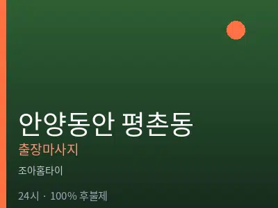 경기 안양시동안구 평촌동출장마사지