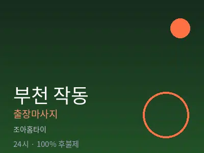 경기 부천시 작동출장마사지