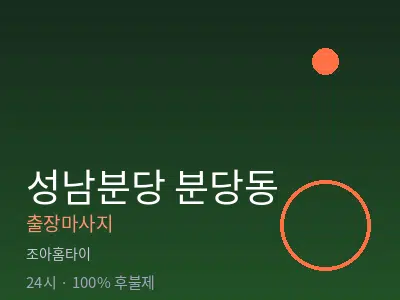 경기 성남시분당구 분당동출장마사지
