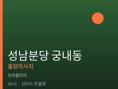 경기 성남시분당구 궁내동출장마사지