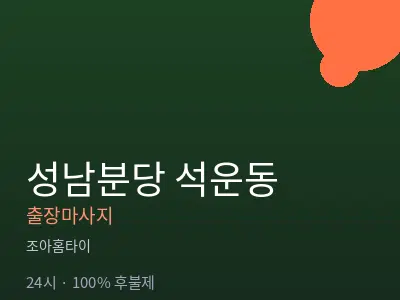 경기 성남시분당구 석운동출장마사지