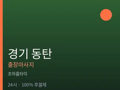 경기 동탄출장마사지