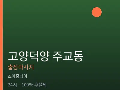 경기 고양시덕양구 주교동출장마사지