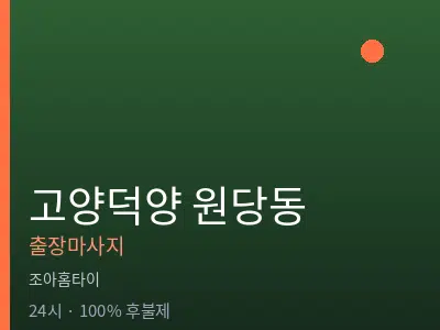 경기 고양시덕양구 원당동출장마사지