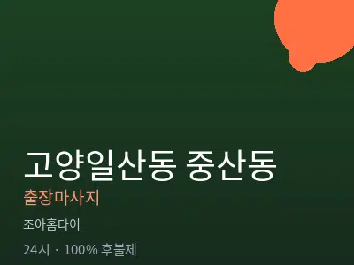 경기 고양시일산동구 중산동출장마사지