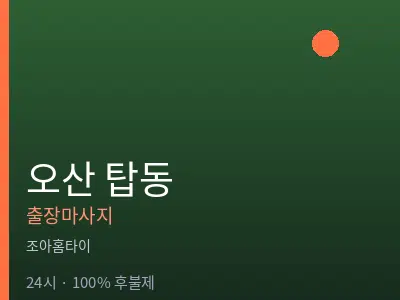 경기 오산시 탑동출장마사지