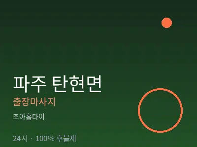경기 파주시 탄현면출장마사지