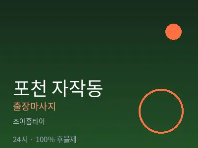 경기 포천시 자작동출장마사지