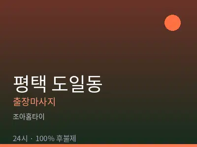 경기 평택시 도일동출장마사지