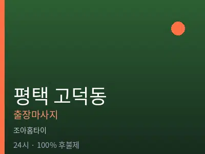 경기 평택시 고덕동출장마사지