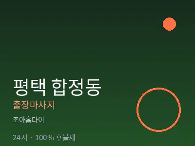 경기 평택시 합정동출장마사지
