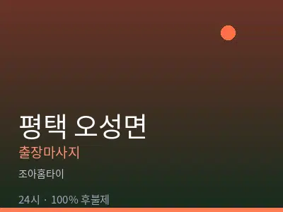 경기 평택시 오성면출장마사지