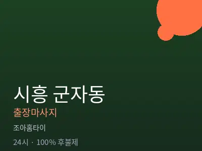 경기 시흥시 군자동출장마사지