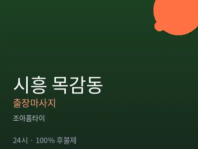 경기 시흥시 목감동출장마사지