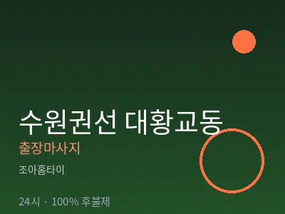 경기 수원시권선구 대황교동출장마사지