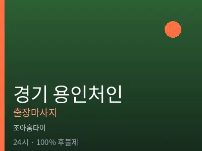 경기 용인처인출장마사지