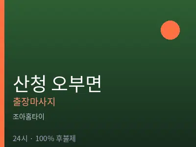 경남 산청군 오부면출장마사지